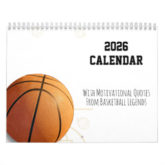 2026 Kalender Basketbal Motiverende Citaten
