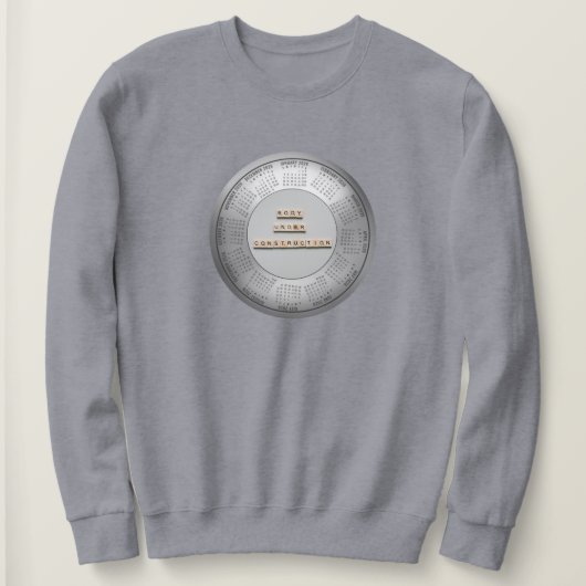 2026 Kalender Body Onder Constructie T-Shirt (Design voorkant)