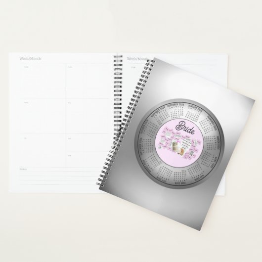 2026 Kalender Bruid & Bruidegom Afspraak Planner (Display)