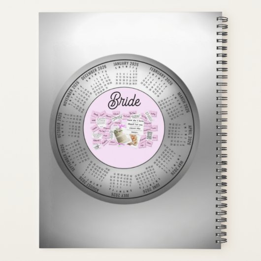 2026 Kalender Bruid & Bruidegom Afspraak Planner (Achterkant)