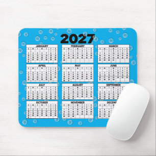 2026 Kalender Bubbels op Aqua Muismat