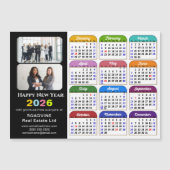 2026 Kalender Business 2 Foto US Vakantie Magnetis (Voorkant)