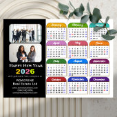 2026 Kalender Business 2 Foto US Vakantie Magnetis