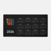 2026 Kalender Business Logo Corporate Kantoor Bureaumat (Voorkant)