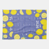 2026 Kalender Citrus Citrus Citroenpatroon Theedoek (Horizontaal)