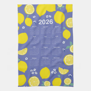 2026 Kalender Citrus Citrus Citroenpatroon Theedoek