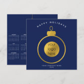 2026 Kalender Corporate Business Logo Christmas (Voorkant / Achterkant)