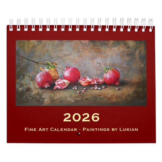 2026 Kalender Design – Lukian Art Painting (Hoes)
