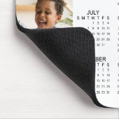 2026 Kalender Familie 4 Foto Gepersonaliseerde Kle Muismat (Hoek)