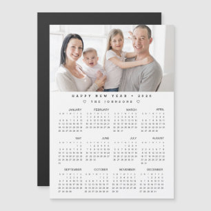 2026 Kalender Familiefoto Voljaar uitzicht Magneti