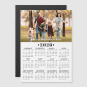 2026 Kalender Foto Aangepaste Magnetische (Voorkant / Achterkant)