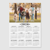 2026 Kalender Foto Aangepaste Magnetische (Voorkant)