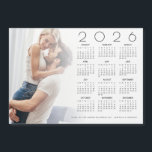 2026 Kalender Foto Overlay Pas getrouwd Wedding Fa<br><div class="desc">2026 Kalender Foto Overlay Pas getrouwd Trouwgunst Kaart. Een idee voor een huwelijksgunst voor kerst bruidsparen, met dit 2026 kalender cadeau voor uw gasten gepersonaliseerd met uw favoriete foto! Verwissel eenvoudig uw foto met het voorbeeld afbeelding en personaliseer uw bedankbericht onderaan. Uw foto wordt achter een gegradueerde tint dekkingslaag geplaatst,...</div>