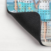 2026 Kalender Fototekst Aangepast Muismat (Hoek)