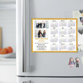 2026 Kalender Gouden Glitter Zakelijke Foto Magnet