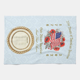 2026 Kalender Handdoek God Bless America 250 jaar