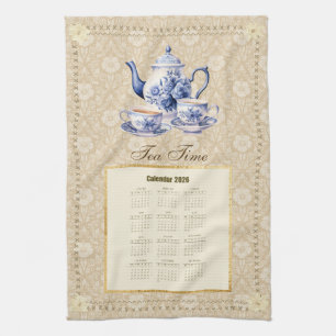 2026 Kalender Handdoek Theetijd of aangepast beric