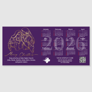 2026 Kalender Heilige Familie Kerst Religieuze Gif