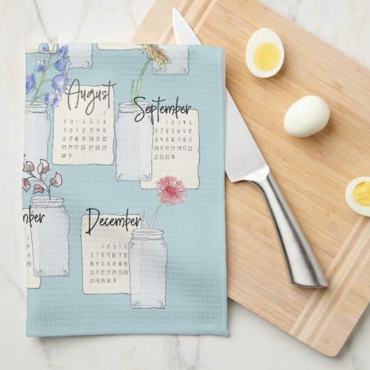 2026 Kalender Keuken Theedoek (Quarter Fold)