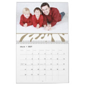 2026 Kalender Kleur Splash Aangepaste Fotocollage (Mar 2027)