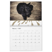 2026 Kalender Kleur Splash Aangepaste Fotocollage (Feb 2027)