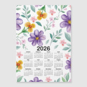 2026 Kalender Kleurrijke Bloementuin (Voorkant)