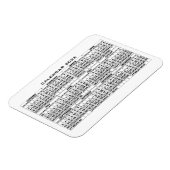 2026 Kalender Magnet Wit Magneet (Linkerzijde)