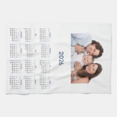 2026 Kalender met eigen foto Theedoek (Horizontaal)