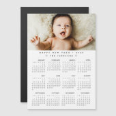 2026 Kalender met Foto - Voljaar uitzicht magnetis (Voorkant / Achterkant)