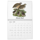 2026 Kalender met jachtvogels (Mar 2027)