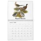 2026 Kalender met jachtvogels (Jan 2027)