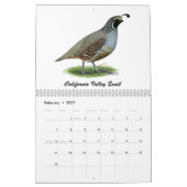2026 Kalender met jachtvogels (Feb 2027)