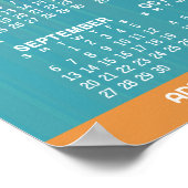 2026 Kalender met USA 250 Capital Dome Amerika Poster (Hoek)