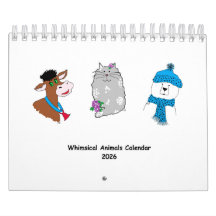 2026 Kalender met Whimsical Dieren ...