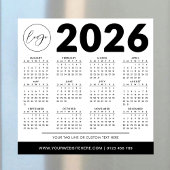 2026 Kalender Minimalistische Moderne Eenvoudige A