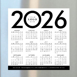 2026 Kalender Minimalistische moderne zakelijke Lo