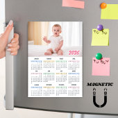 2026 Kalender Modern Douane Foto Magneet