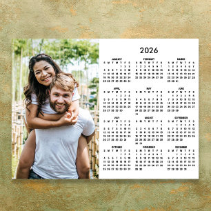 2026 Kalender Modern Eenvoudig Foto Poster