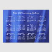 2026 Kalender Motivatie Naam Aangepaste foto magne (Voorkant)