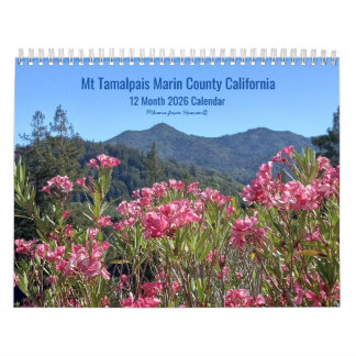 2026 Kalender Mt Tamalpais Marin County CA
