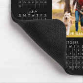 2026 Kalender One Foto gepersonaliseerde aangepast Muismat (Hoek)