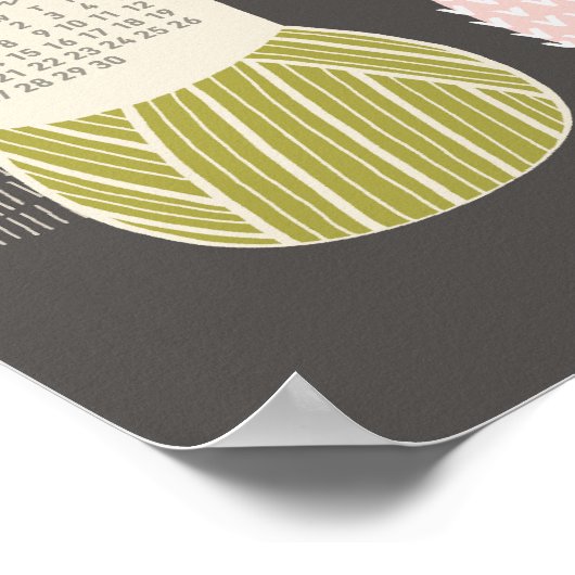 2026 Kalender Poster Bruin (Hoek)