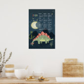 2026 Kalender Poster Stegosaur (Keuken)