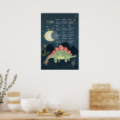 2026 Kalender Poster Stegosaurus (Keuken)