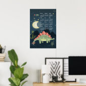 2026 Kalender Poster Stegosaurus (Thuiskantoor)