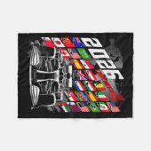 2026 kalender racecircuit schema locaties fleece deken (Voorkant (Horizontaal))