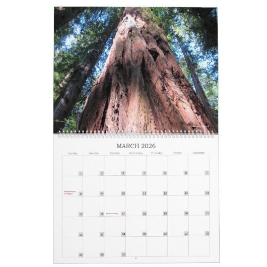 2026 Kalender Richardson Grove California Layout 2 (Mar 2026)
