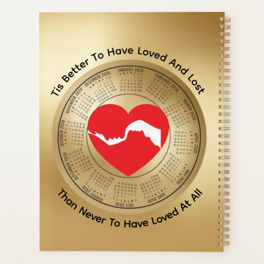 2026 Kalender Romantisch Paar Afspraak Boek Planner (Achterkant)