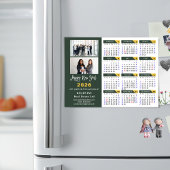 2026 Kalender Sage Green Business 2 Foto Magnetisc