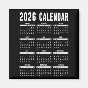 2026 Kalender Shirt 26 Kalender 2026 Magneet